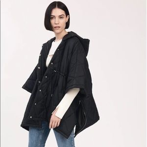 Derek Lam 10 Crosby Quilted Poncho NWT